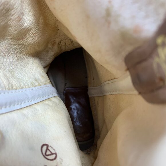 VTG Dingo Acme Tan Leather Cowboy Western Boots 5119 SZ 11D USA Made - Picture 8 of 8